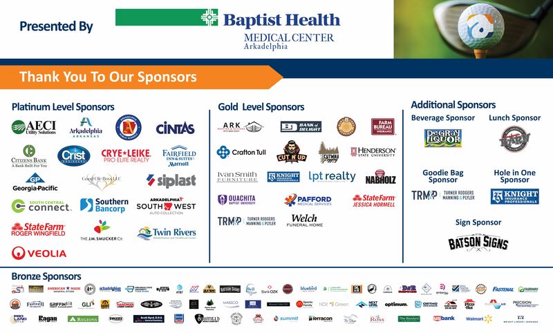 Thank You To Our Sponsors