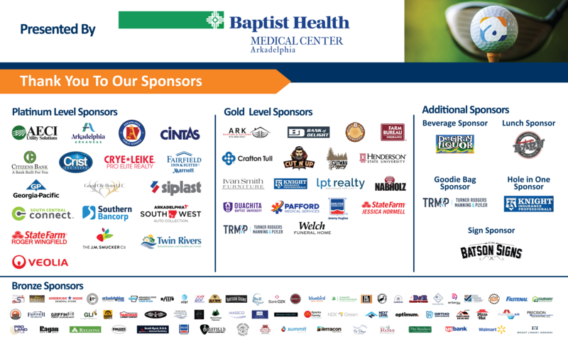 Thank You To Our Sponsors